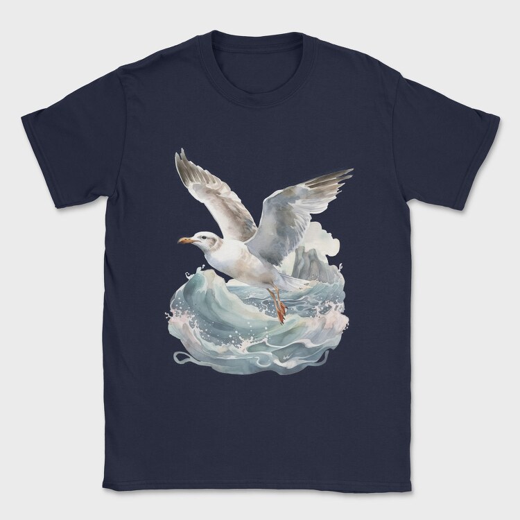 Flying Seagull 1, Tricou Barbati (Unisex)