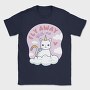 Fly Away With Me Unicorn Cat, Tricou Barbati (Unisex)