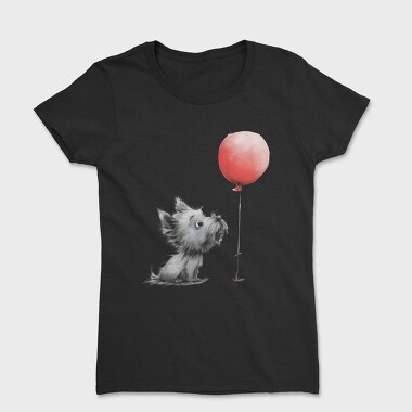 Dog Balloon Heart, Tricou Femei