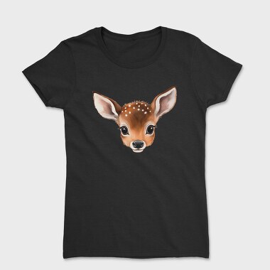 Deer Face Peeking, Tricou Femei