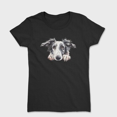 Dog Face Peeking, Tricou Femei