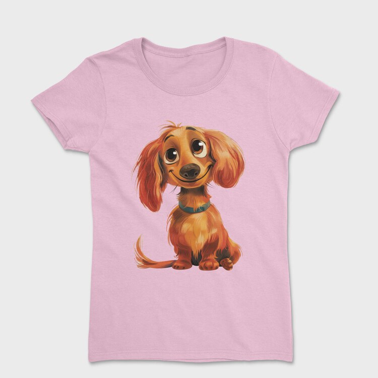 Dapper Dog Smile, Tricou Femei
