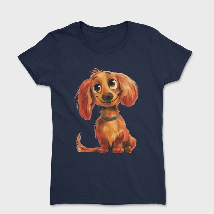 Dapper Dog Smile, Tricou Femei