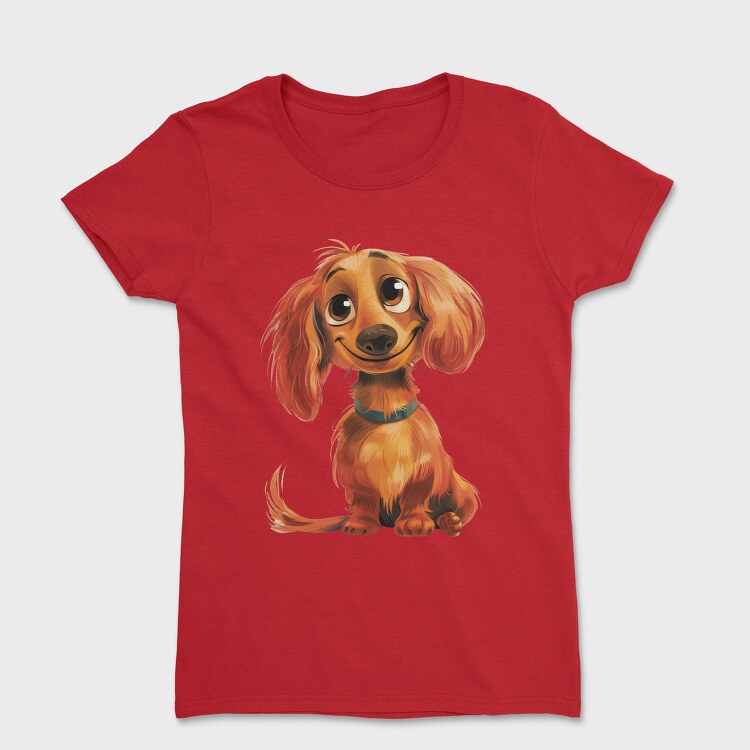 Dapper Dog Smile, Tricou Femei
