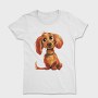 Dapper Dog Smile, Tricou Femei