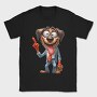 Dog Face Suit Tongue, Tricou Barbati (Unisex)