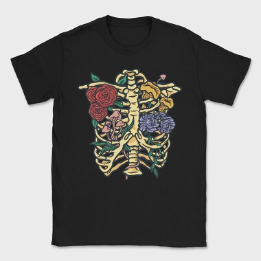 Flowers and Mushrooms, Tricou Barbati (Unisex)