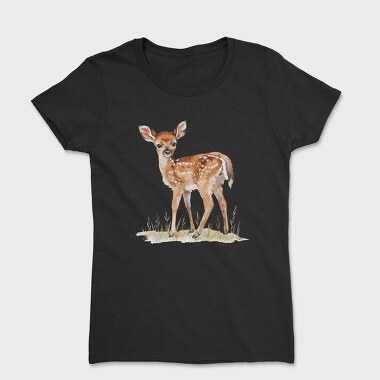 Deer Fawn Cute, Tricou Femei