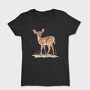 Deer Fawn Cute, Tricou Femei