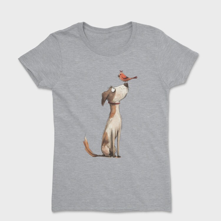 Dog Bird Friendship, Tricou Femei