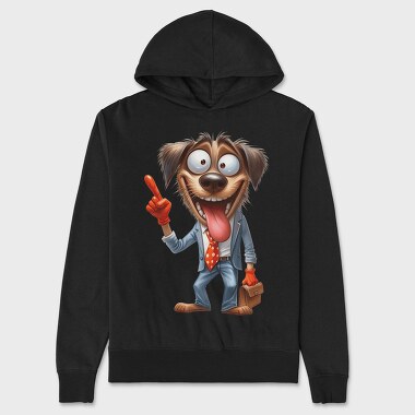 Dog Face Suit Tongue, Hanorac Oversize Barbati (Unisex)