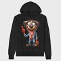 Dog Face Suit Tongue, Hanorac Oversize Barbati (Unisex)