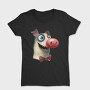 Dog Bowtie Tongue, Tricou Femei