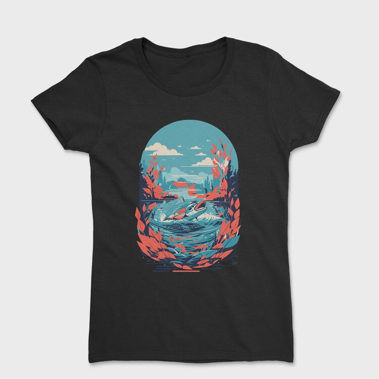 Fish Landscape, Tricou Femei