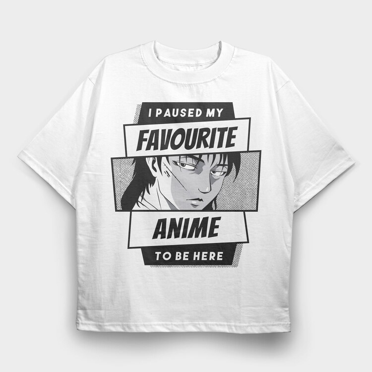 Anime Hobby, Tricou Oversize Barbati (Unisex)