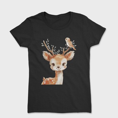 Deer Bird Friendship, Tricou Femei