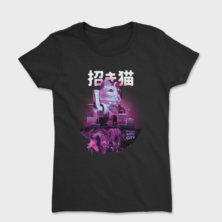 Floating Island Kittie City, Tricou Femei