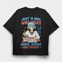 Anime Ramen And Book Lover, Tricou Oversize Barbati (Unisex)
