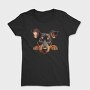 Doberman Pinscher Peeking, Tricou Femei