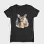Deer Winter Clipart, Tricou Femei