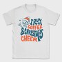 Anti Christmas Holiday Skeleton Santa Lettering, Tricou Barbati (Unisex)