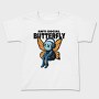 Anti Social Butterfly With Headphones, Tricou Copii