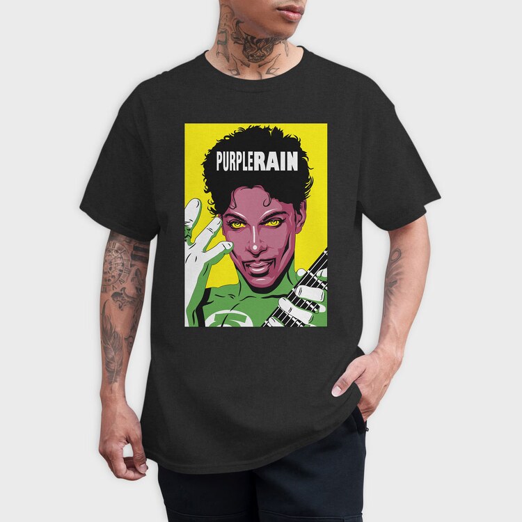 Purple Rain, Tricou Barbati (Unisex)