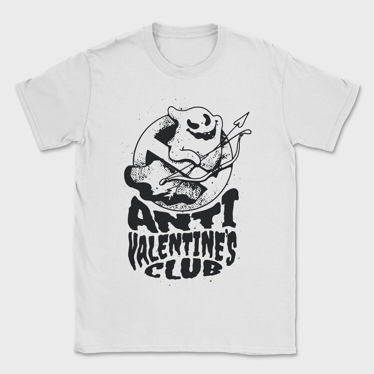 Anti Valentine S Day Ghost Club, Tricou Barbati (Unisex)