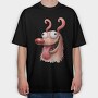 Dog Lover Clipart, Tricou Oversize Barbati (Unisex)