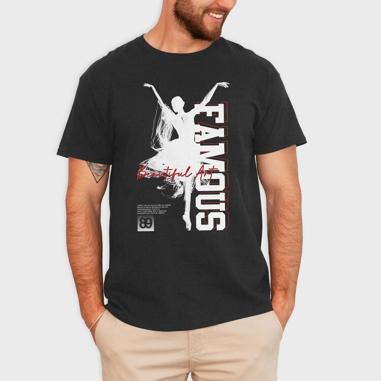 Famous 2, Tricou Barbati (Unisex)