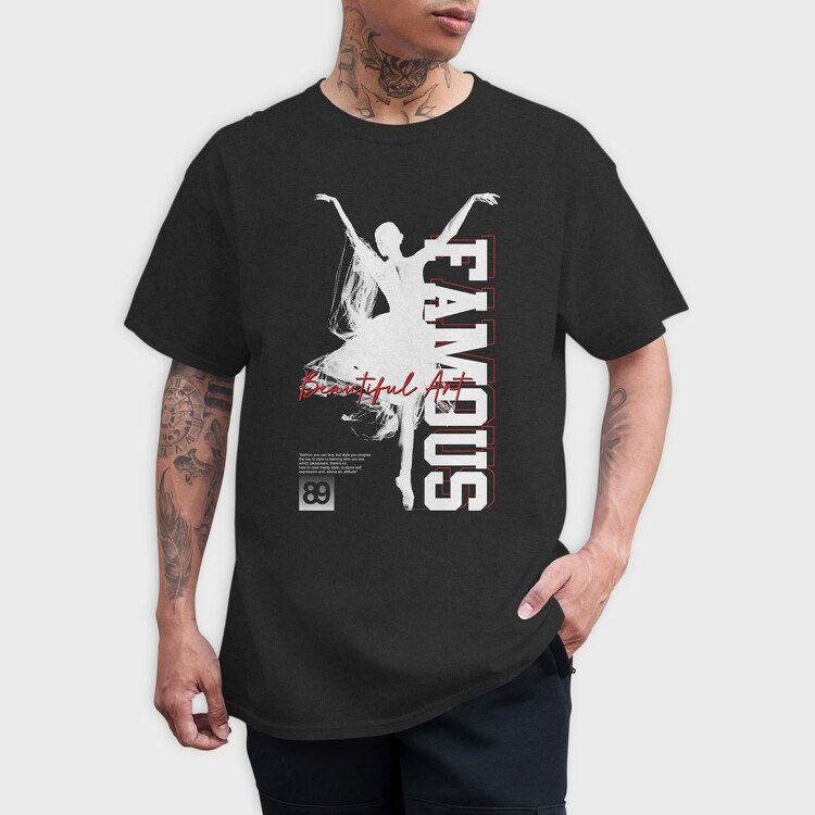 Famous 2, Tricou Barbati (Unisex)