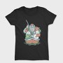 Fisherman and Dog, Tricou Femei