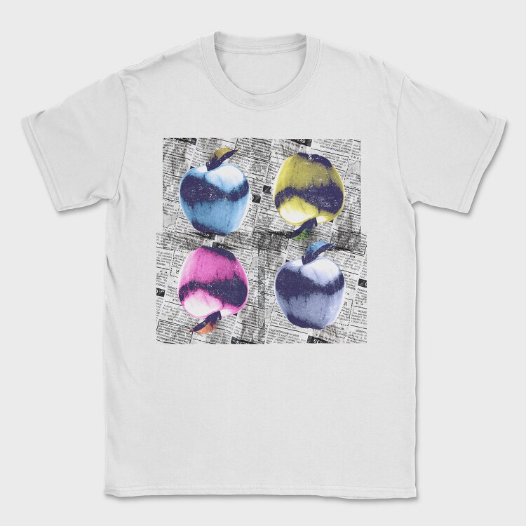 Apple Pop Art Tote, Tricou Barbati (Unisex)