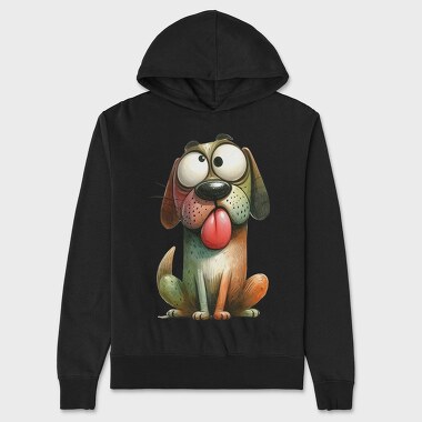 Dog Lover Gamer, Hanorac Oversize Barbati (Unisex)