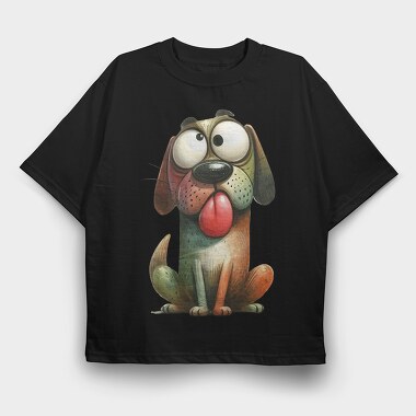 Dog Lover Gamer, Tricou Oversize Barbati (Unisex)