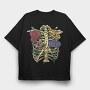 Flowers and Mushrooms, Tricou Oversize Barbati (Unisex)