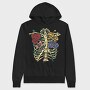 Flowers and Mushrooms, Hanorac Oversize Barbati (Unisex)