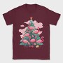 Flamingos Christmas Tree, Tricou Barbati (Unisex)