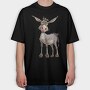 Donkey Ears Up, Tricou Oversize Barbati (Unisex)