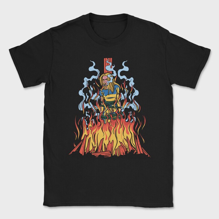 Fire Witch, Tricou Barbati (Unisex)