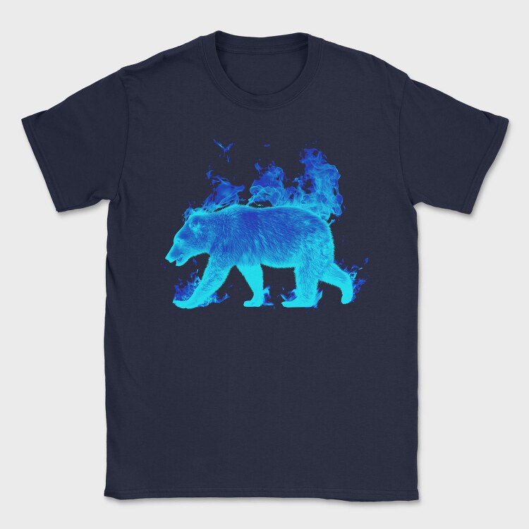 Fire Bear, Tricou Barbati (Unisex)