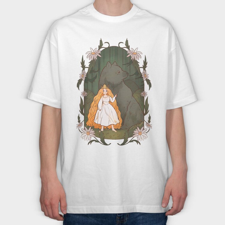 Fairytale 6, Tricou Oversize Barbati (Unisex)