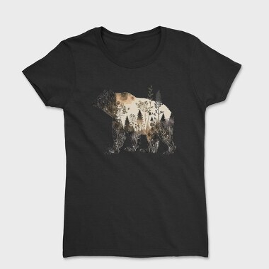 Double Exposure Bear, Tricou Femei