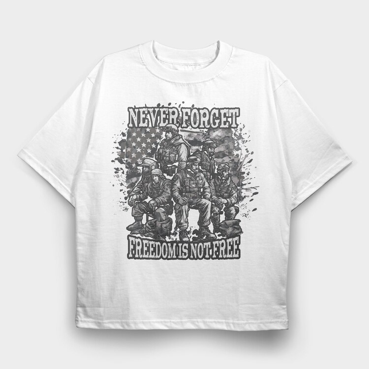 Army United States Patriotic, Tricou Oversize Barbati (Unisex)