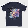 Artemis Greek Mythology Goddess Retrowave, Tricou Barbati (Unisex)