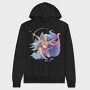 Artemis Greek Mythology Goddess Retrowave, Hanorac Oversize Barbati (Unisex)