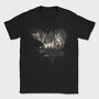 Double Exposure Eagle, Tricou Barbati (Unisex)