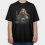Fantasy Knight Lion, Tricou Oversize Barbati (Unisex)