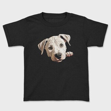 Dogo Argentino Peeking, Tricou Copii
