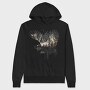 Double Exposure Eagle, Hanorac Oversize Barbati (Unisex)